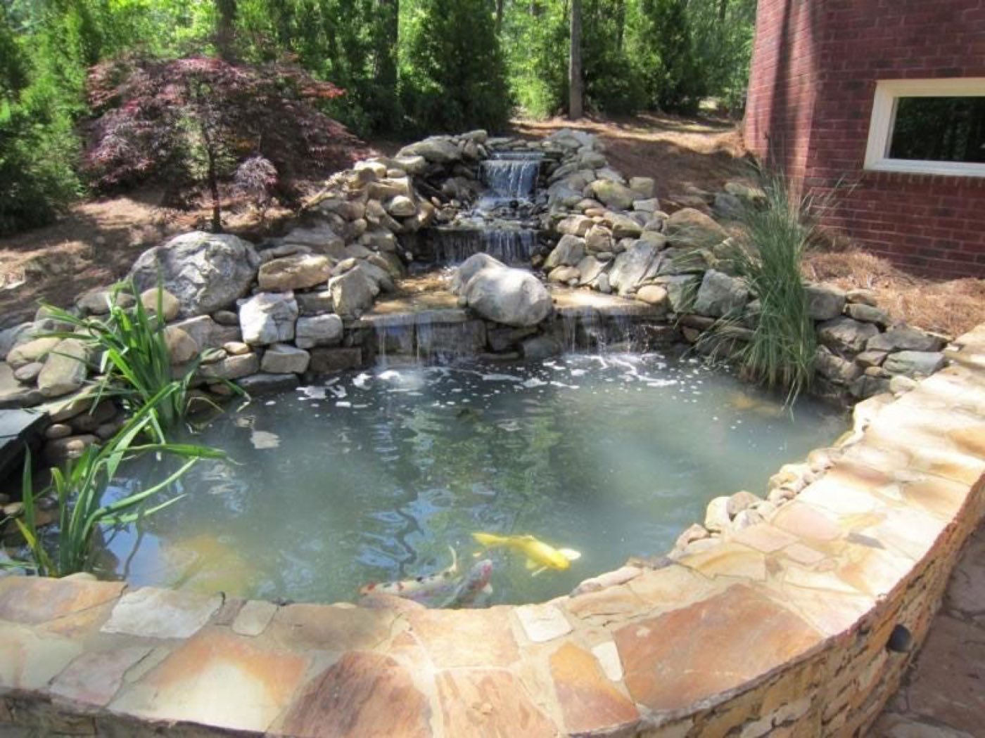 Hardscape project built by Lake Norman Hardscapes in the Lake Norman, NC area