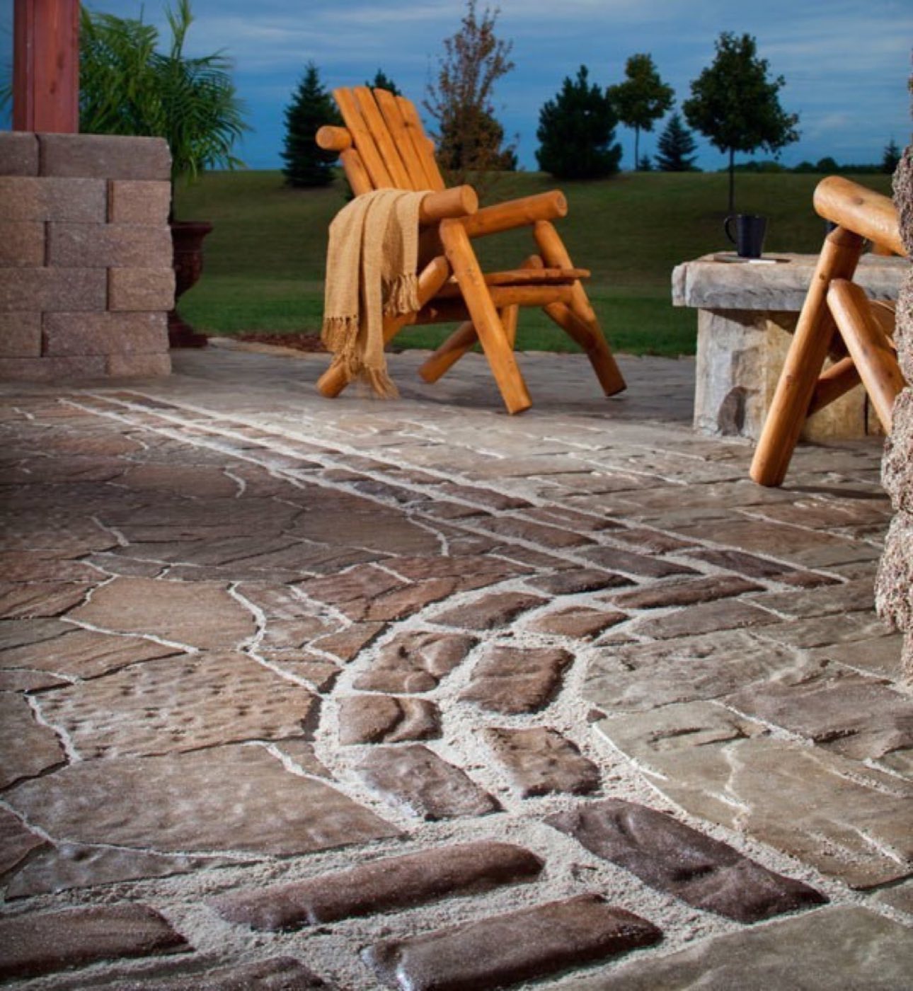 Hardscape project built by Lake Norman Hardscapes in the Lake Norman, NC area