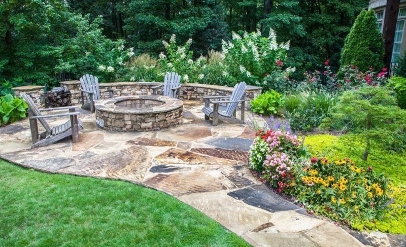 Hardscape project built by Lake Norman Hardscapes in the Lake Norman, NC area