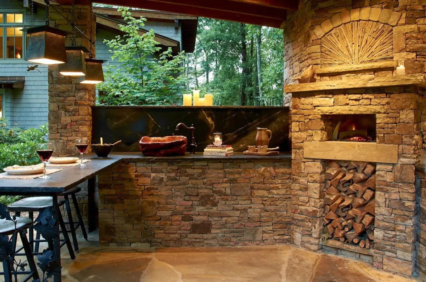 Contact project by Carolina Custom Stone and Hardscape