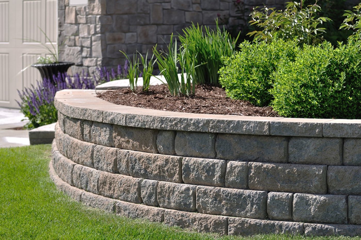 Residential Walls project by Carolina Custom Stone and Hardscape