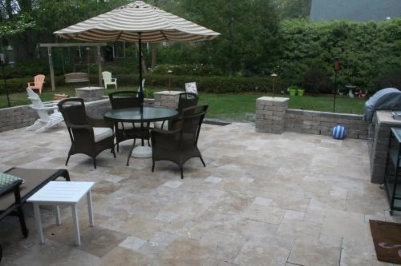 Marble patio